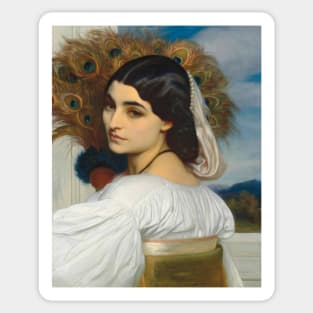 Pavonia by Frederic Leighton Sticker